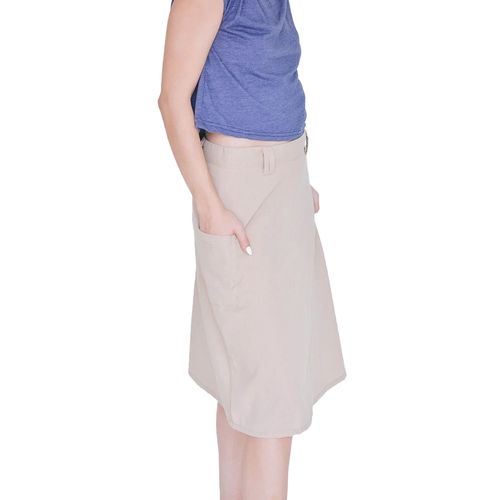 Falda Casual Para Dama Palmabena Beige 1F-39