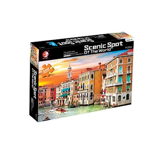 Rompecabezas puesta de sol en venecia Diako multicolor bu-0722
