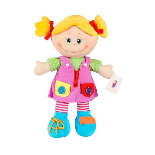 Muñeca Diako didáctica lupy  multicolor bu-1579