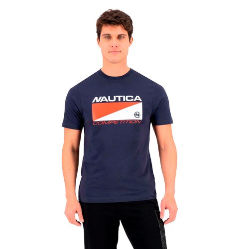 Playera Casual Para Caballero Nautica Marino N7H01108-429