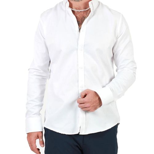 Camisa Casual Para Caballero Authentic Lyon Blanco 214091-002