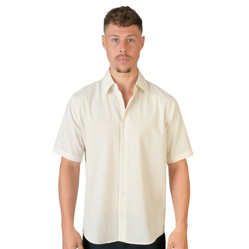 Camisa Casual Para Caballero Soul And Blues Beige C1738