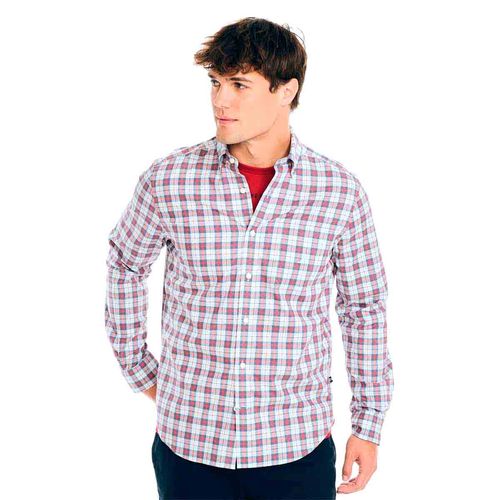 Camisa Casual Para Caballero Nautica Rojo W38126-4S7