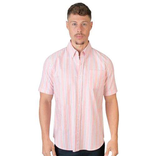 Camisa Casual Para Caballero Soul And Blues Rosa C1719