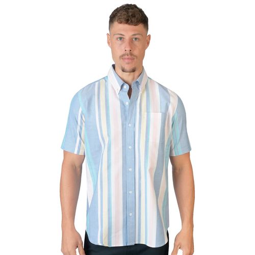 Camisa Casual Para Caballero Soul And Blues Multicolor C1720