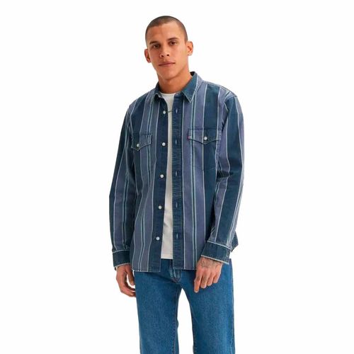 Camisa Casual Para Caballero Levis Azul A1919-0040