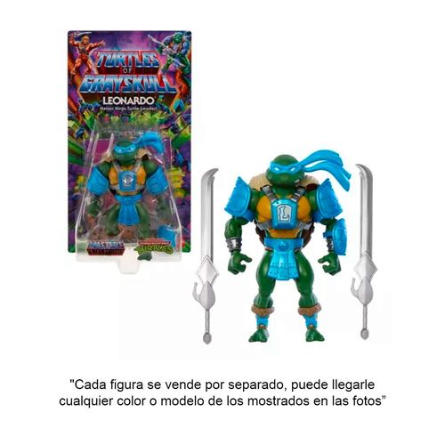 Figura de acción master of the universe turtles Mattel multicolor hpr00