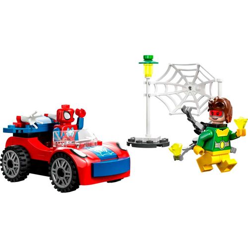 Set Coche De Spiderman Y Doc Ock Armable Lego Multicolor 10789