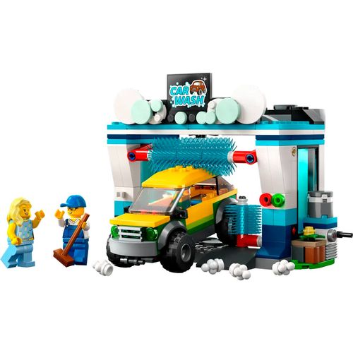 Set De Autolavado Armable Lego Multicolor 60362