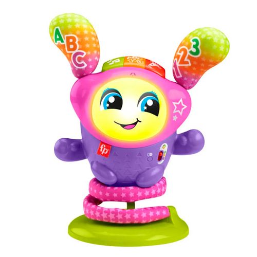 Muñeco dj belle salta y aprende Fisher Price multicolor hrc50