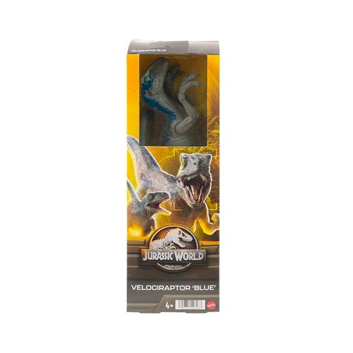 Figura de dinosaurio Velociraptor Jurassic World multicolor hmf83