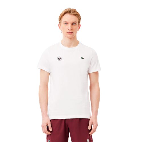 Playera Casual Para Caballero Lacoste Blanco TH8309-001