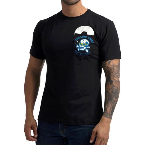 Playera Para Cabllero Indian Soul Negro 1200