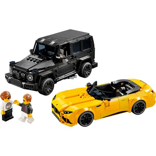 Set de automóvil mercedes amg g63 y amg sl 63 armable Lego multicolor 76924