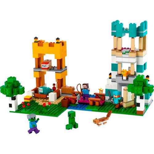 Set De Caja Modular Minecraft Armable Lego Multicolor 21249