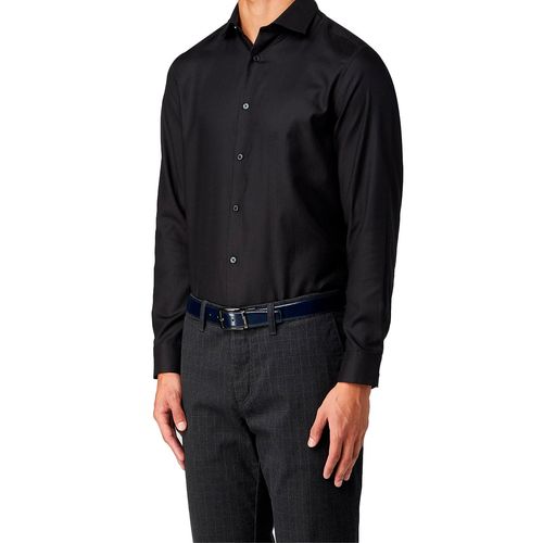 Camisa De Vestir Para Caballero Calvin Klein Negro 17CK486-001