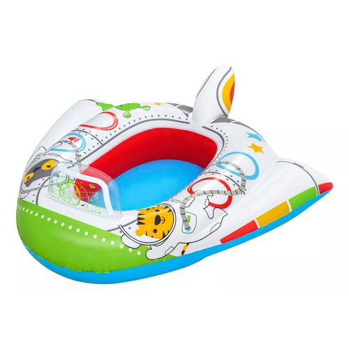 Flotador Montable Para Bebé Nave Espacial Best Way Multicolor 34178