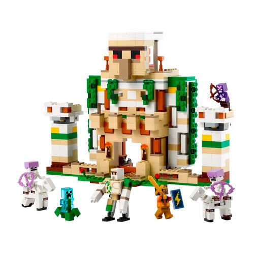 Set De La Fortaleza Del Golem De Hierro Armable Lego Multicolor 21250