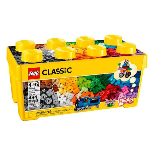 Caja de ladrillos creativos mediana armable Lego multicolor 10696