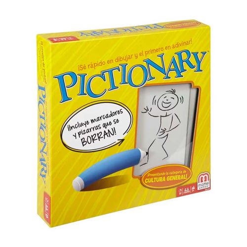 Juego de mesa pictionary Mattel multicolor dkd48