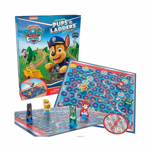 Juego de mesa cachorros y escaleras Paw Patrol multicolor 6068131