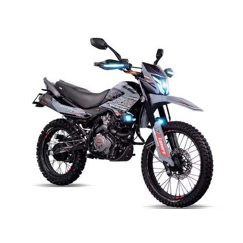 Motocicleta doble propósito Veloci gris revenge dynamik 220 CC 2025