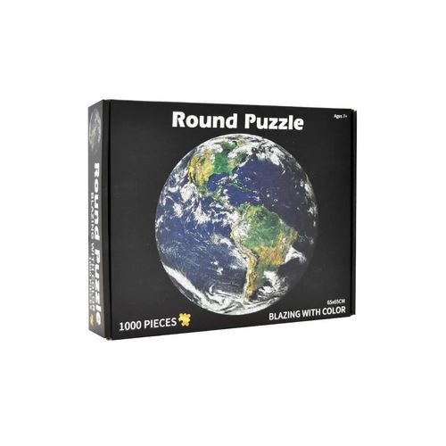 Rompecabezas Diako Circular De La Tierra  Multicolor BU-5887