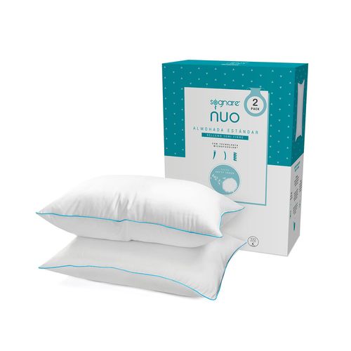 Almohada Sognare Nuo Estandar Semifirme 2 Pack