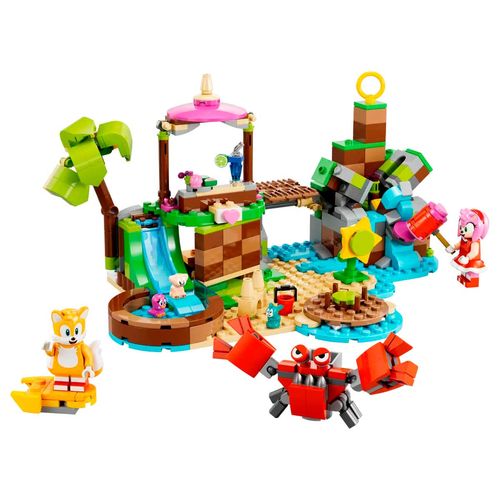 Set isla rescate de animales de amy armable Lego multicolor 76992