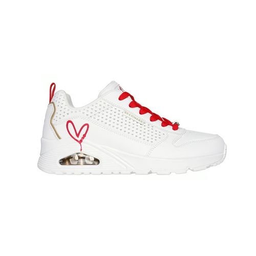 Tenis deportivo para dama Skechers blanco 177991wrd