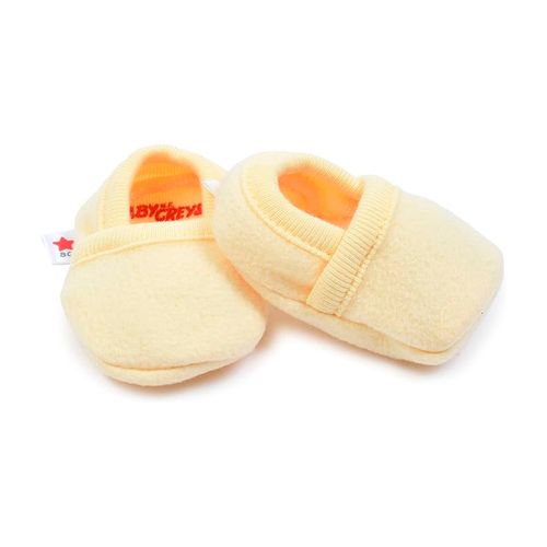 Zapato de tela para bebé Baby Creysi amarillo 00471a