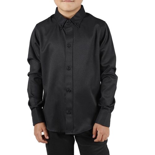 Camisa casual para niño Lyon negro 223266-001