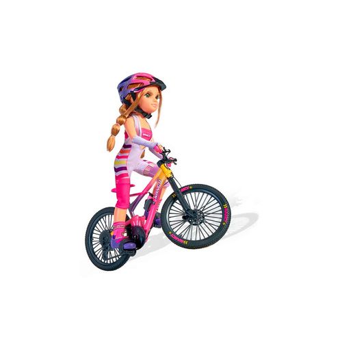 Muñeca con bicicleta de montaña Nancy multicolor 700017339
