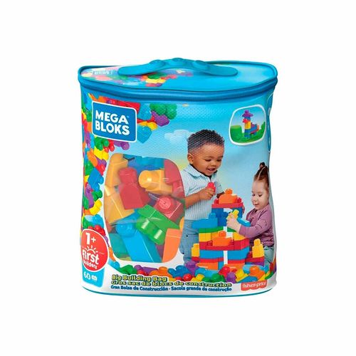 Bolsa de construcción de 60 piezas Mega Bloks multicolor dch55