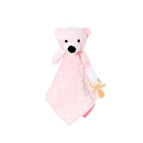 Pañuelo De Oso Para Bebé Little Celebrity Rosa SBSS-005