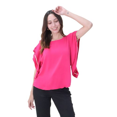 Blusa Casual Para Dama Zucca Rosa 566