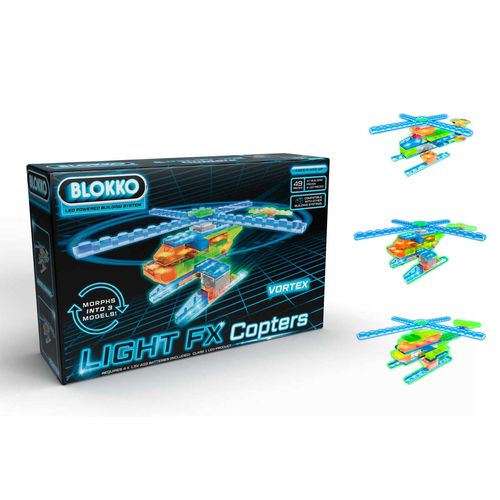 Helicóptero Anker luminoso 3 en 1  multicolor 150215/dom