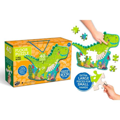 Rompecabezas Anker  de dinosaurio con 40 piezas  multicolor 250116/dom