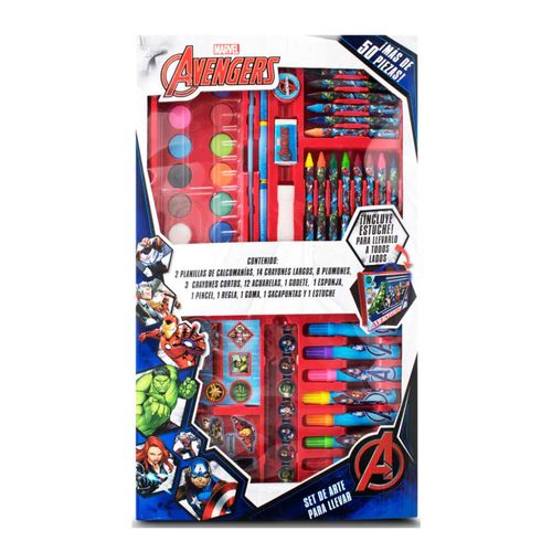 Set de accesorios para colorear Marvel multicolor 68713