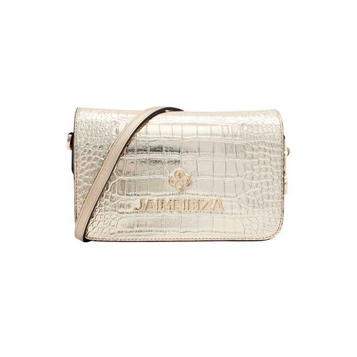Bolso crossbody para dama Jaime Ibiza  croco oro ji 2500