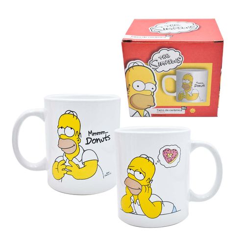 Taza los simpsons caja de regalo Regalos Siglo XXI blanca 1729-58