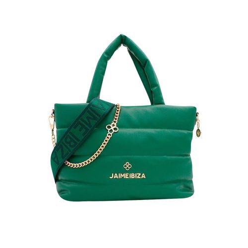 Bolso tote bag para dama Jaime Ibiza verde ji 2518