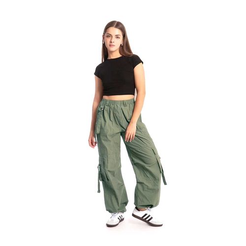 Pantalón Casual Para Dama Balam Verde  BB0132