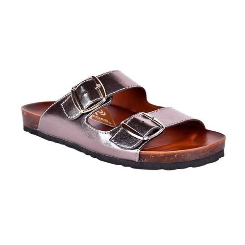 Sandalia Casual Para Dama Nomadas Gris 256