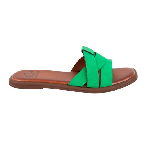 Sandalia De Piso Para Dama Nomadas Verde 22735