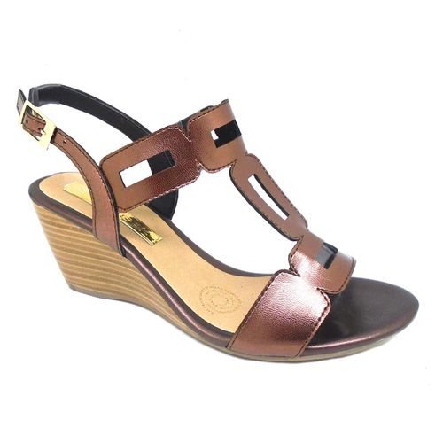 Sandalia casual Paulie café para dama 2046