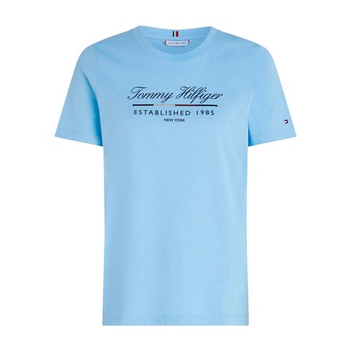 Playera Casual Para Dama Tommy Hilfiger Azul WW0WW43502