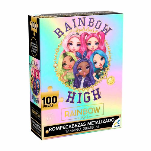 Rompecabezas de rainbow high metalizado Novelty multicolor jca-3564