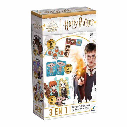 Juego de mesa Novelty  3 En 1 Harry Potter Novelty Multicolor JCA-3570