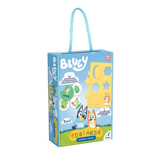 Juego de mesa Novelty  colores y figuras de Bluey Novelty multicolor jca-3959